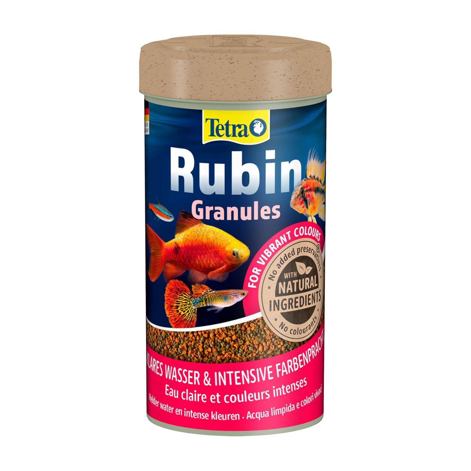 Tetra Rossi/Arancioni/Gialli Rubin Granuli - Set %: 2 X 250 Ml - Immagine 2