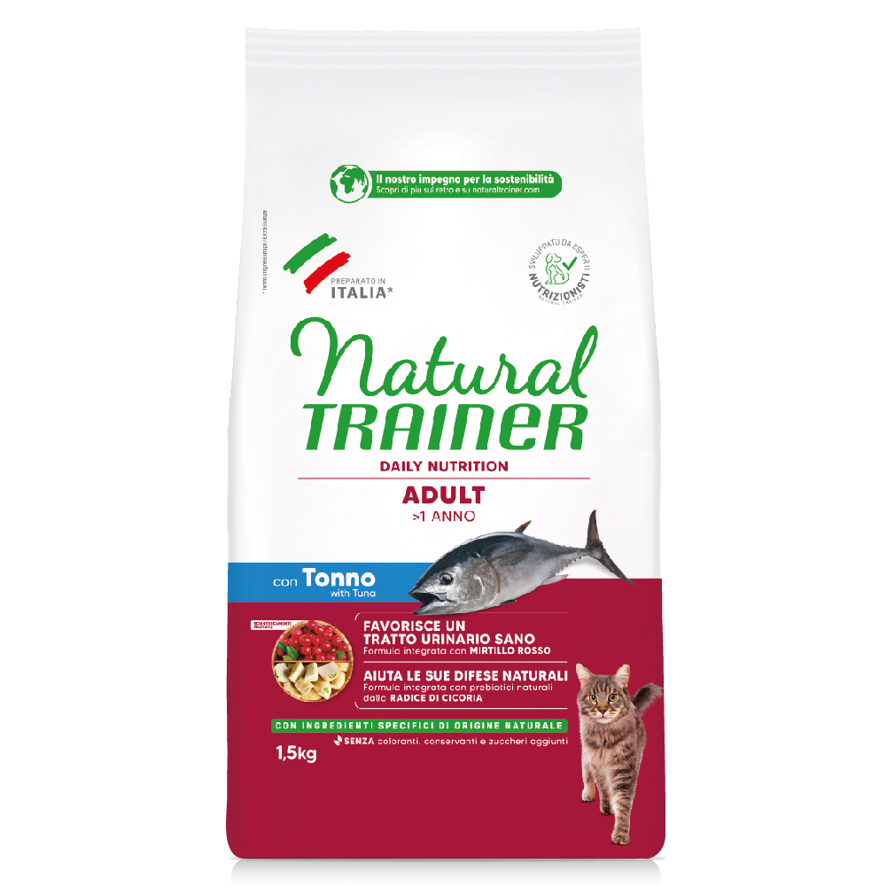 Natural Trainer Cat Adult con Tonno 1,5 kg