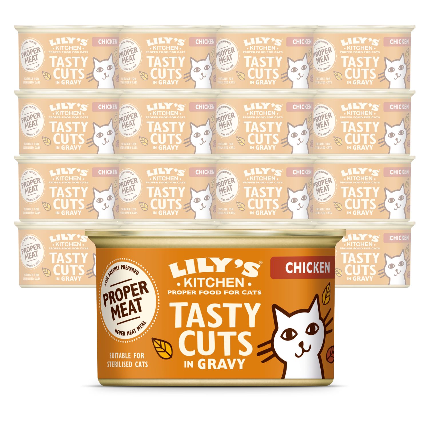 Lily's Kitchen Cat Adult Tasty Cuts Chicken bocconi di Pollo 85 gr img
