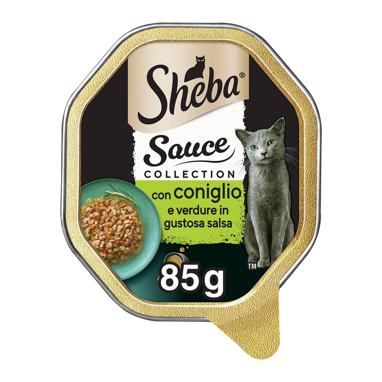 Sheba Cat Sauce Collection con Coniglio e verdure in salsa 85gr
