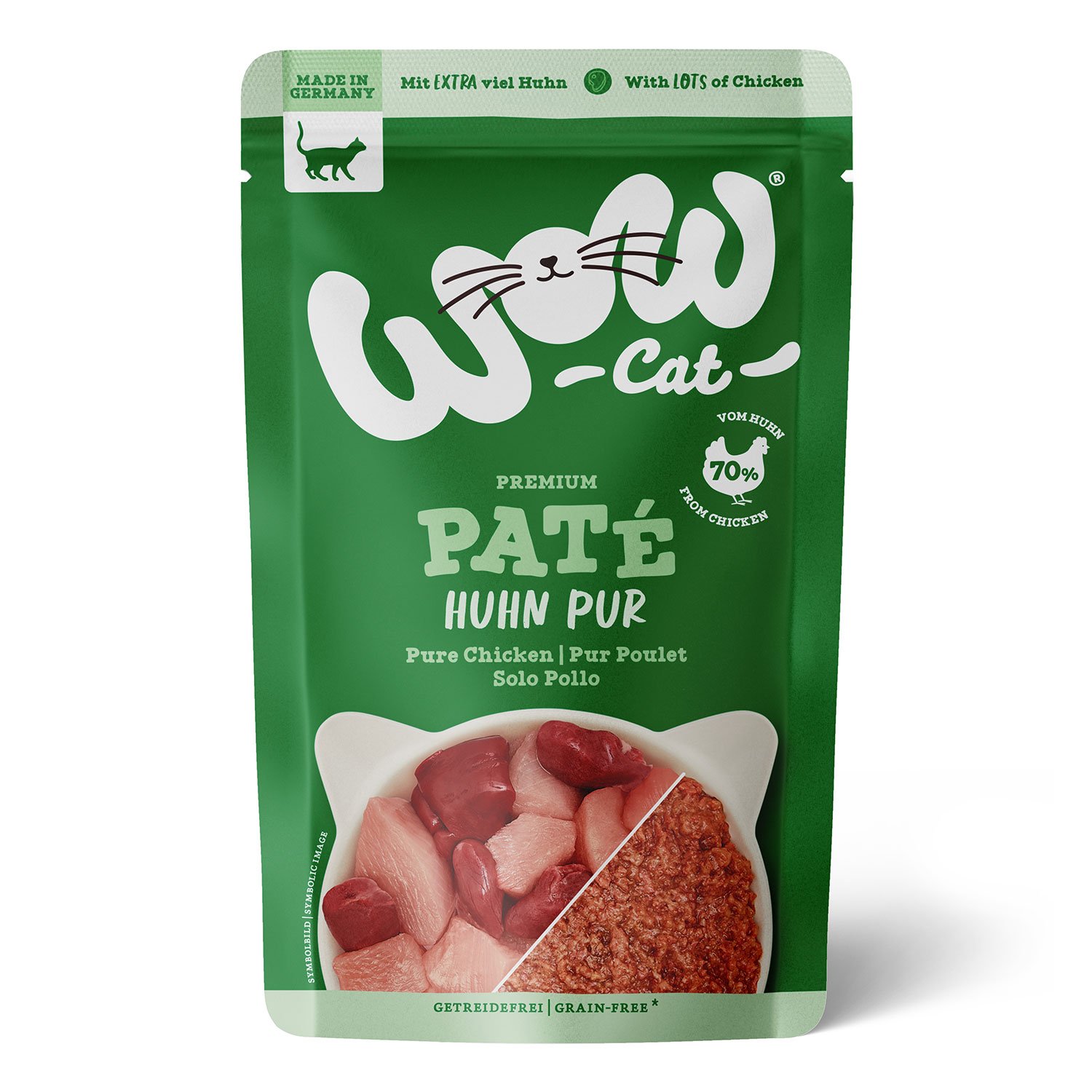 Wow Cat Adult Puro Pollo 125 gr