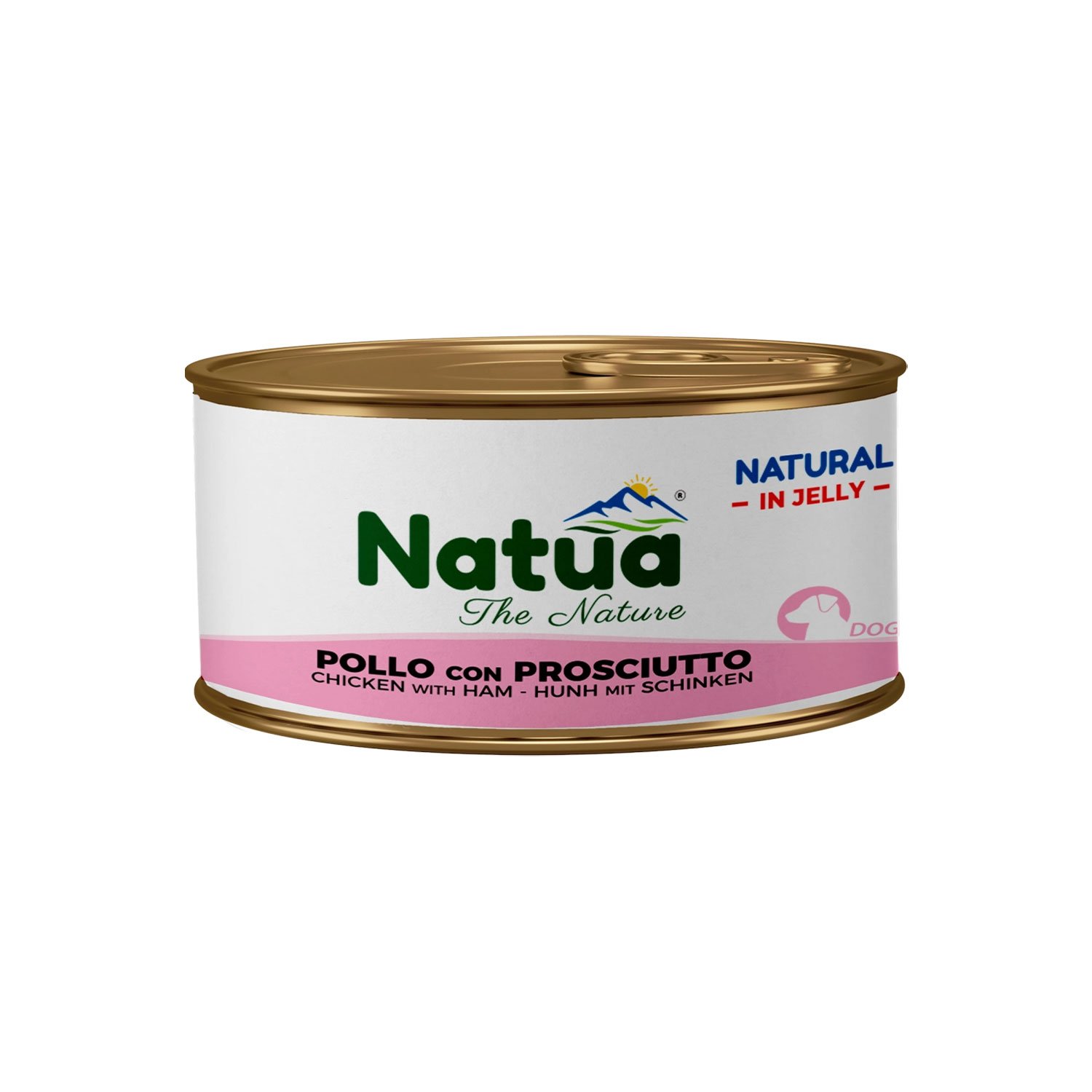 Natua Natural Dog Adult pollo con prosciutto in jelly 85gr