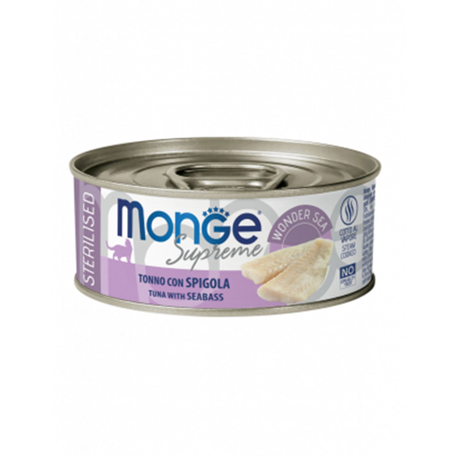 Monge Supreme Cat Sterilised Tonno con Spigola 80gr