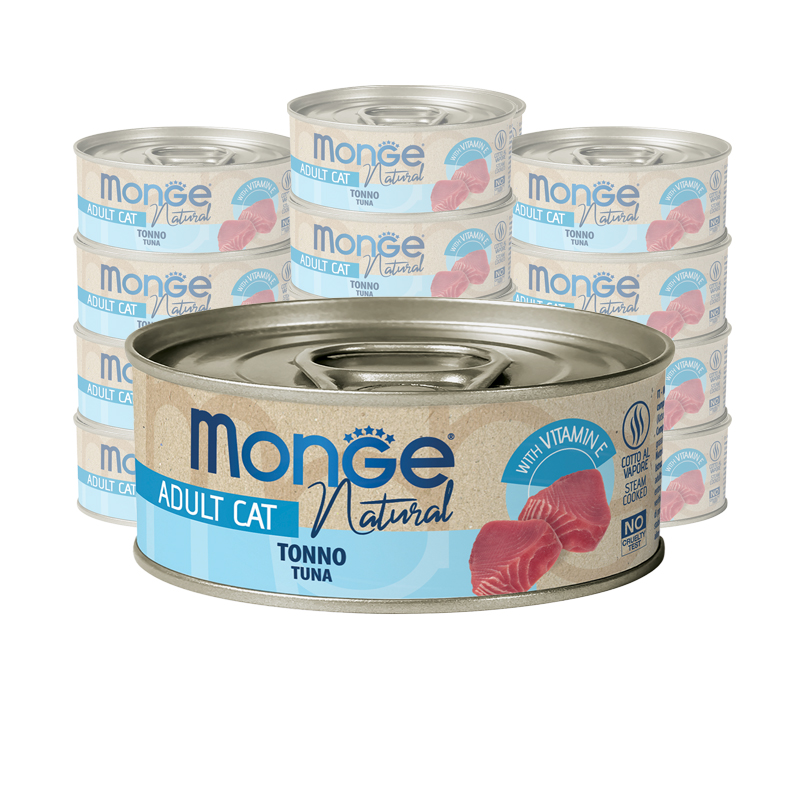 Monge Natural Cat Adult Pezzetti di Tonno 80 gr