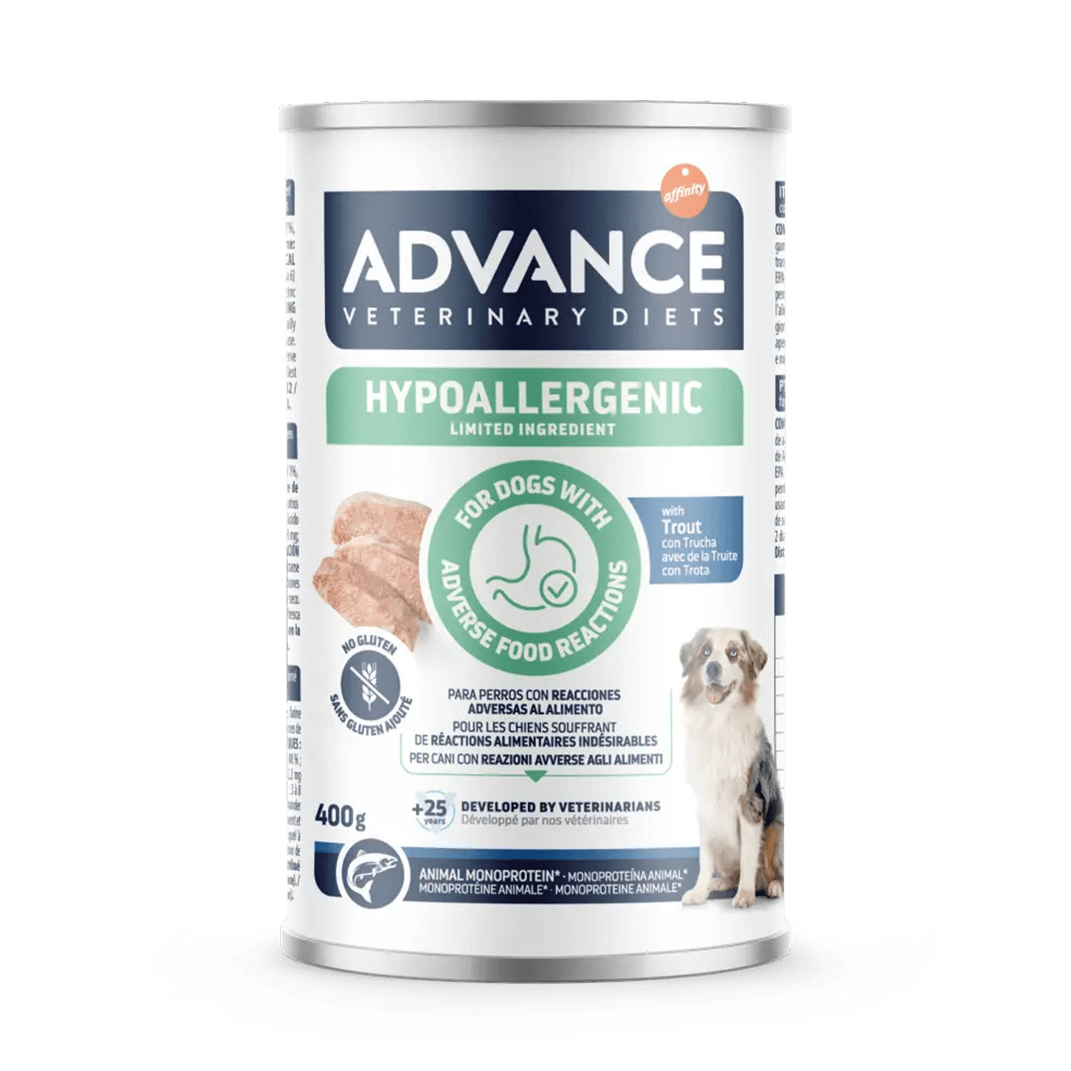 Advance Veterinary Diets Dog Hypoallergenic Trota 400g img
