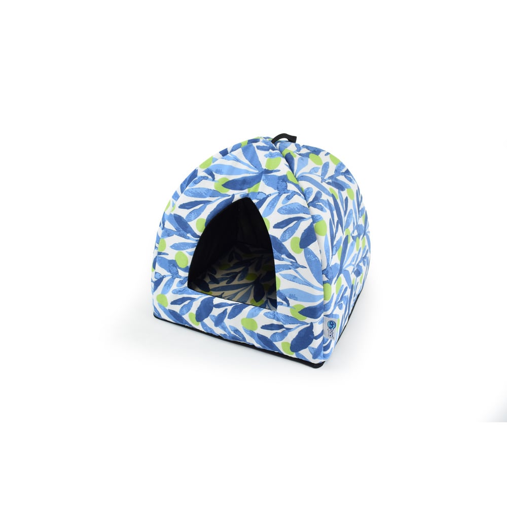 Petup Cuccia Igloo Verde e Blu 40x40 cm