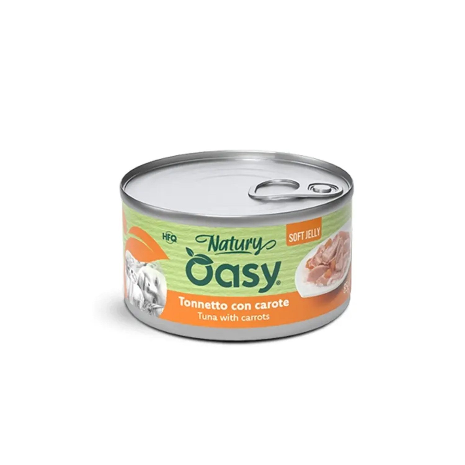 Oasy Cat Natury Tonnetto con Carote 85g