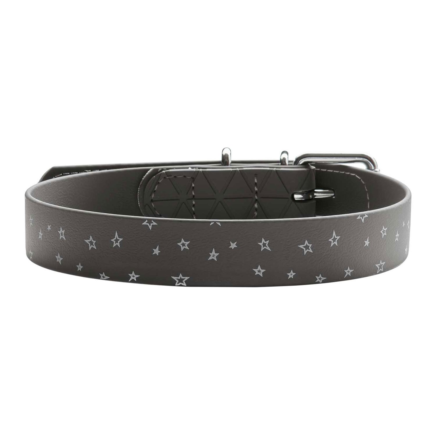 Hunter Collare Convenience Reflect 40/S Grigio con Stelle