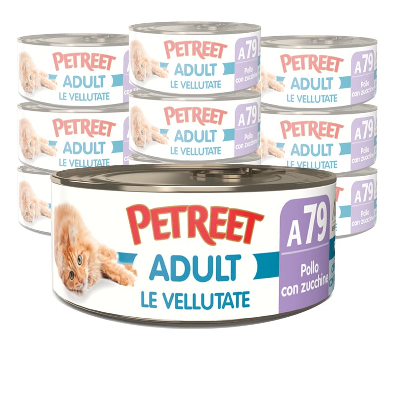 Petreet Cat Vellutate Pollo con zucchine 70 gr A79