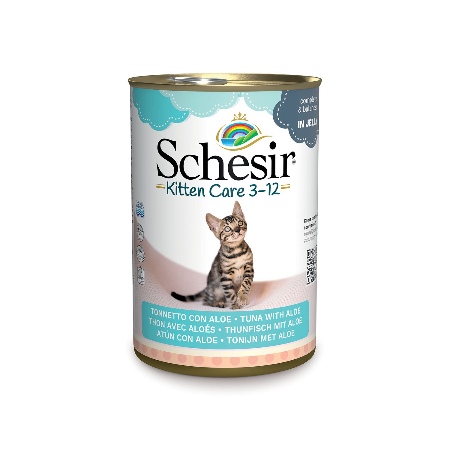 Schesir Cat Kitten Tonnetto con Aloe 140 gr