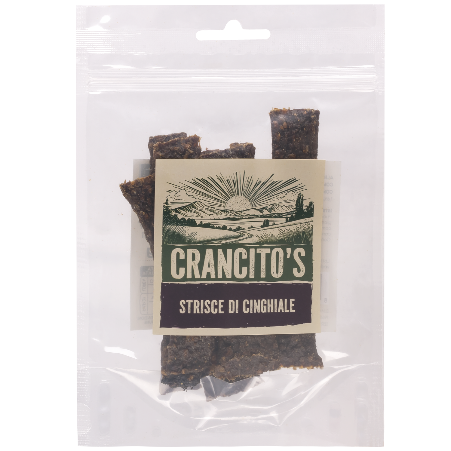 Crancito's Dog Adult Strisce di Cinghiale 80gr img