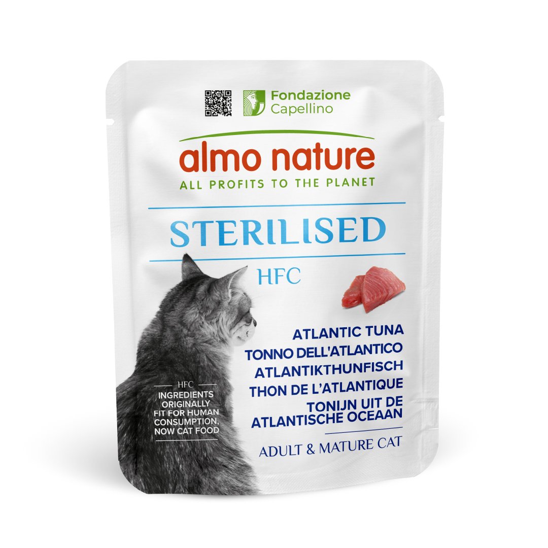 Almo Nature Cat HFC Sterilised Tonno dell'Atlantico 50g