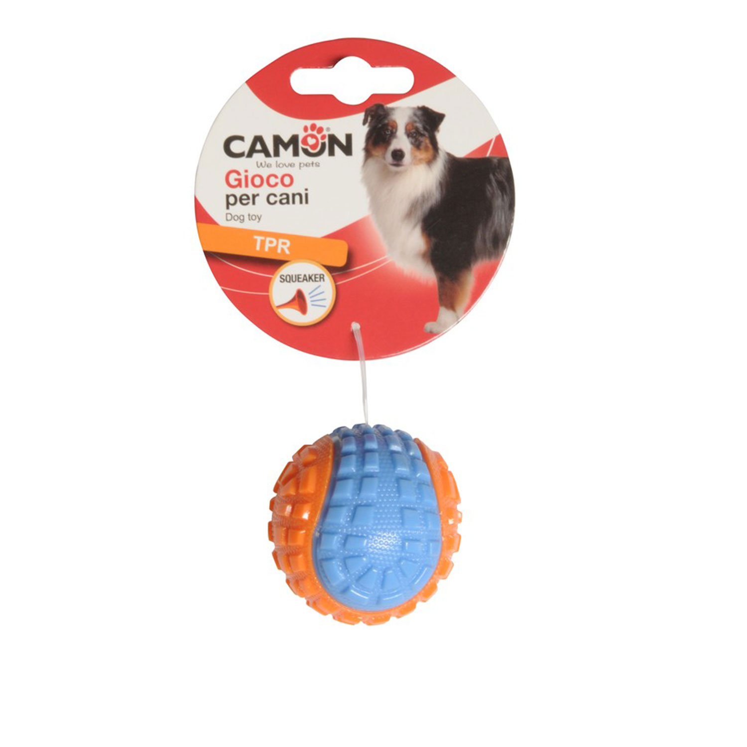 Camon Pallina da Baseball in TPR e squeacker 10,6 cm