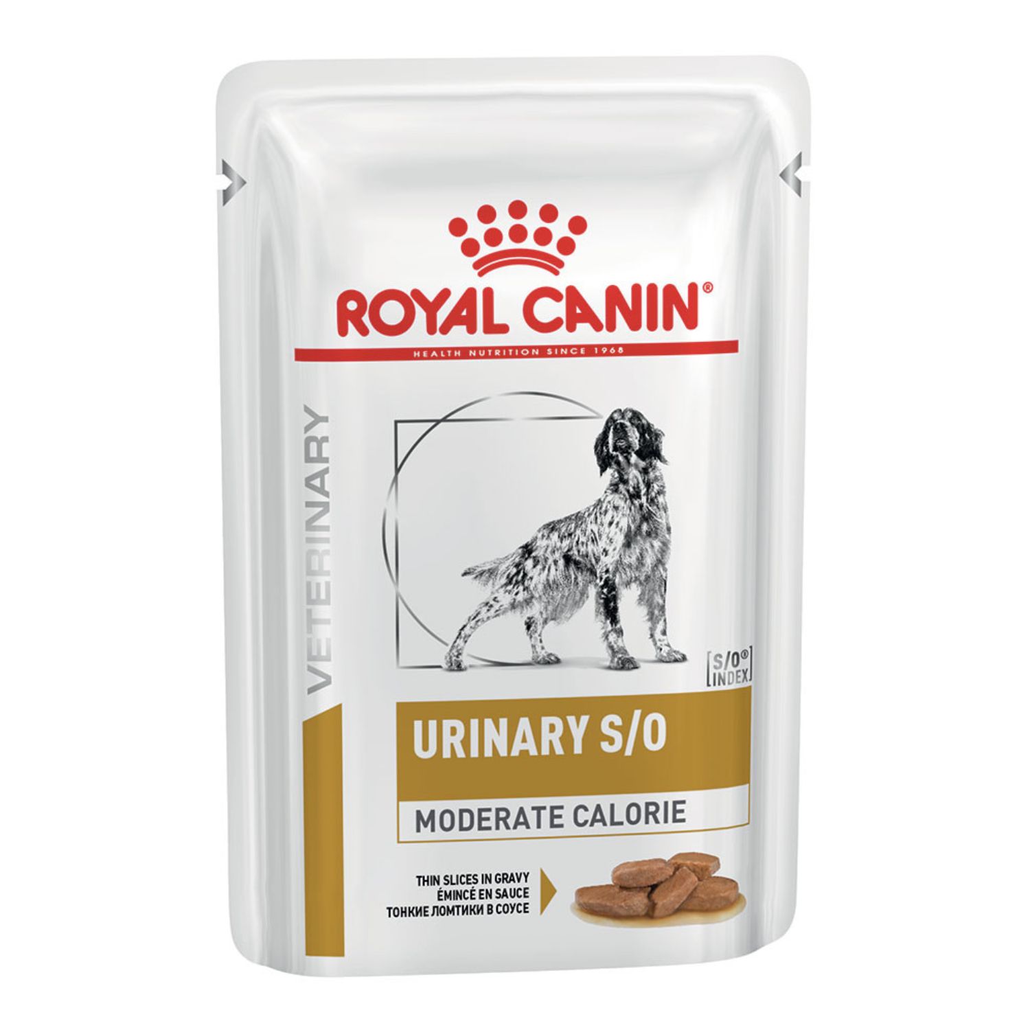 Royal Canin Veterinary Diet Dog Adult Urinary S/O Moderate Calorie 12x100 gr img