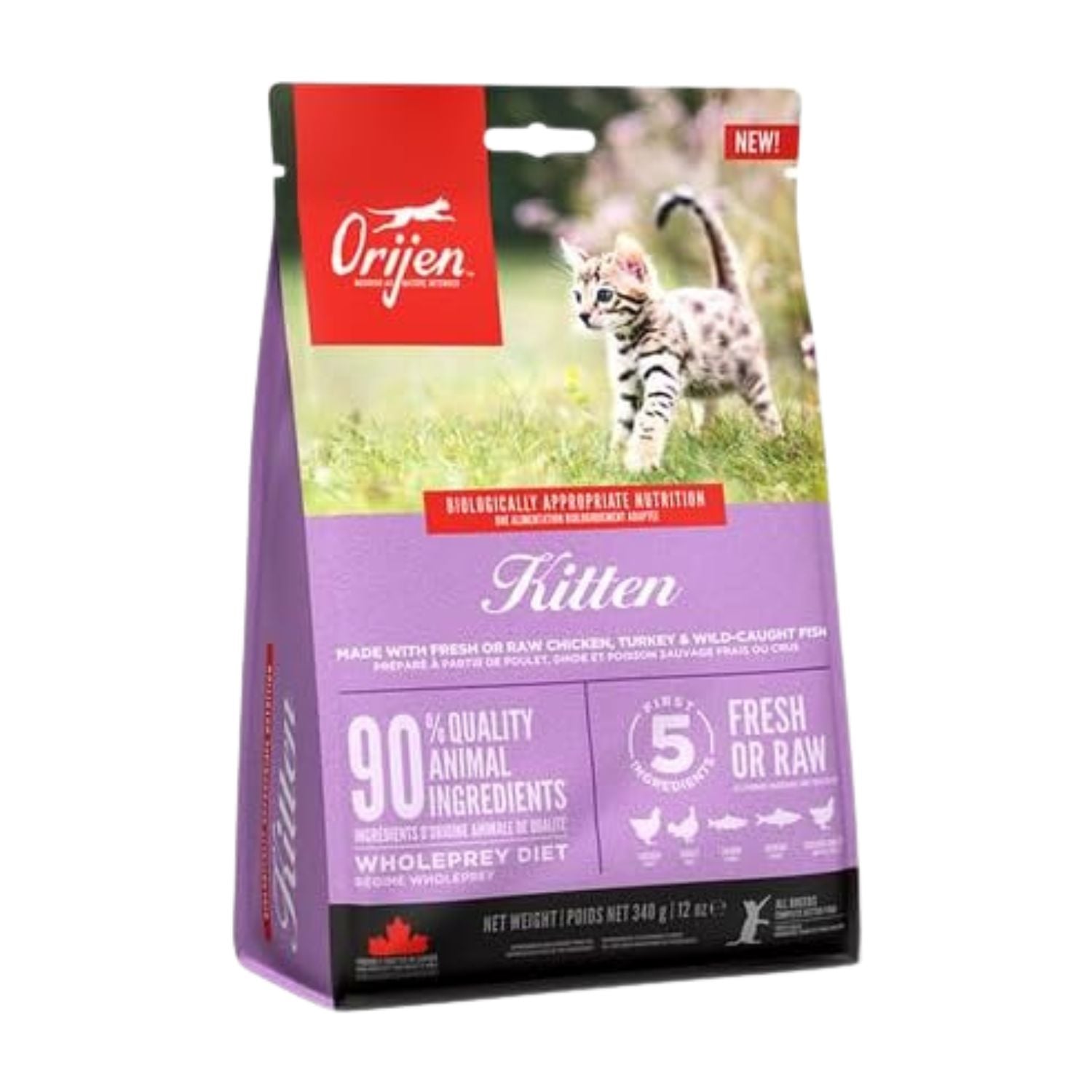 Orijen Kitten Pollo Tacchino e Salmone 340 gr