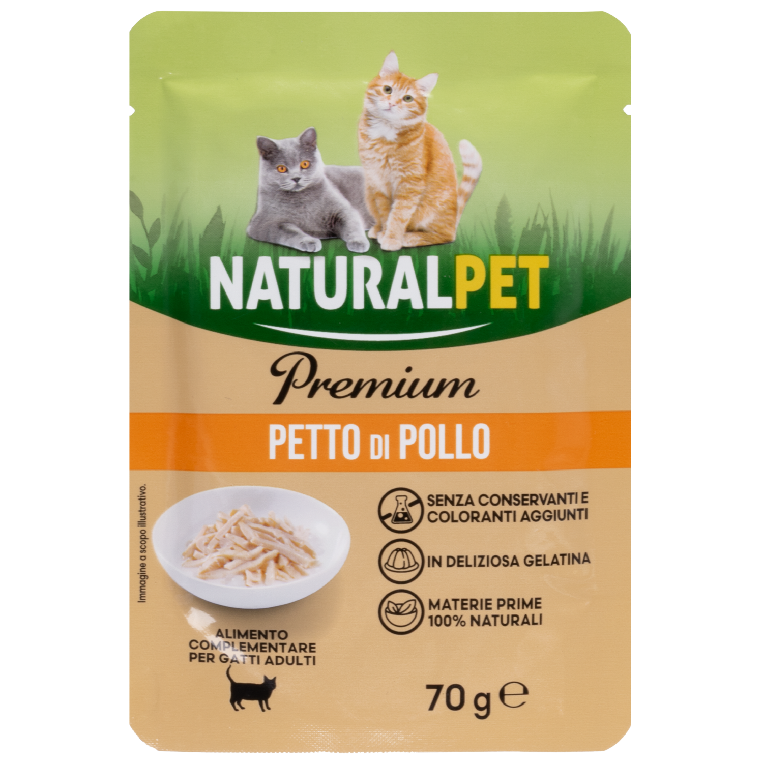 Naturalpet Premium Cat Adult Pollo 70g