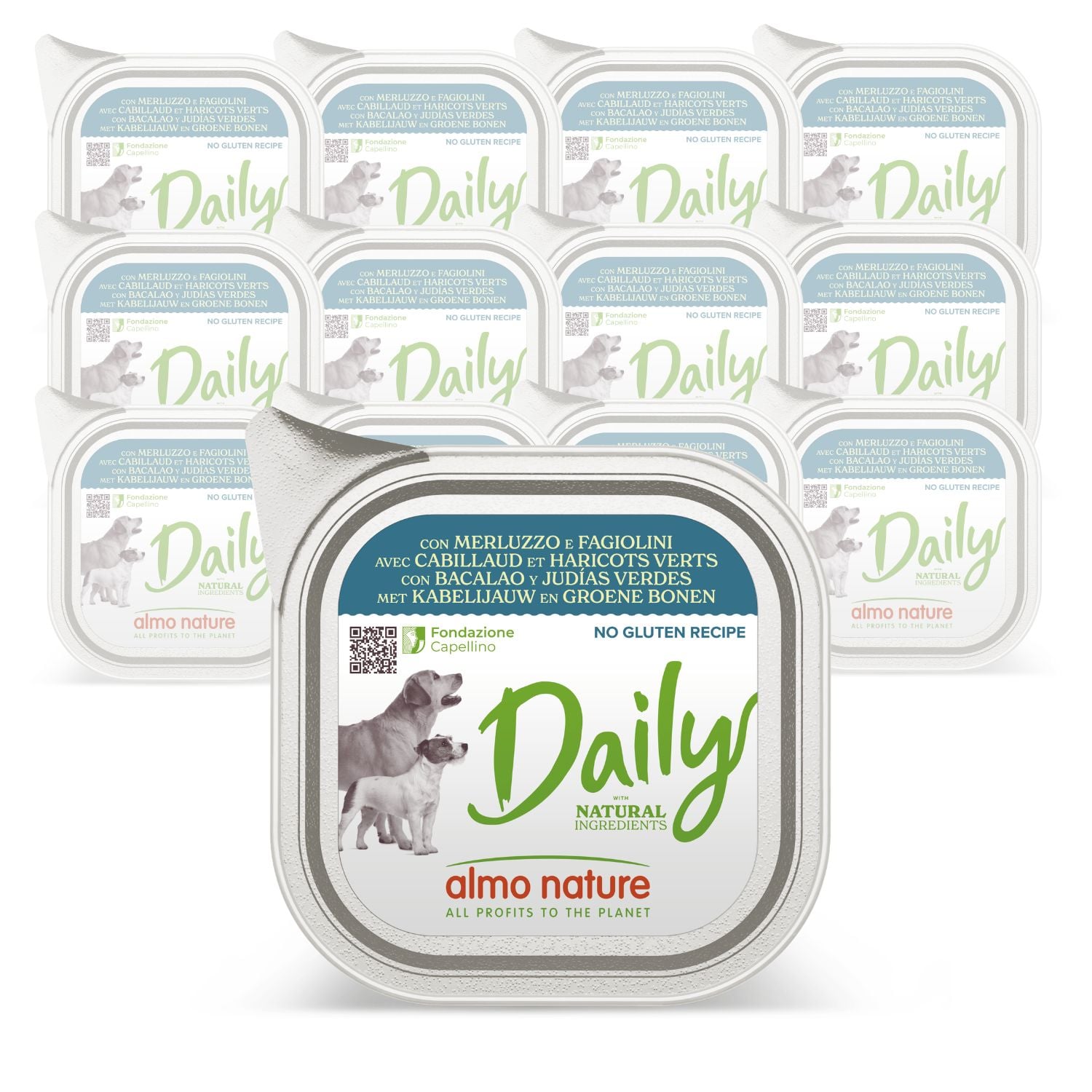 Almo Nature Daily Dog Adult Merluzzo e fagiolini 100g