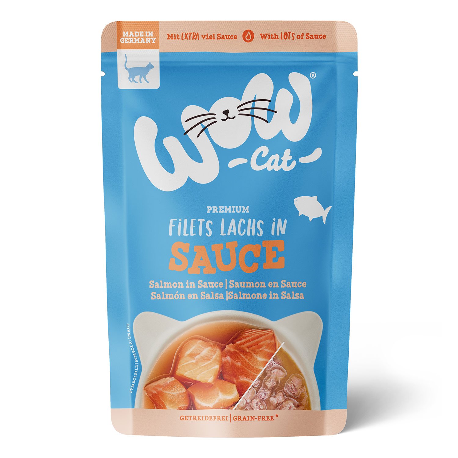 Wow Cat Adult Salmone in salsa 85gr