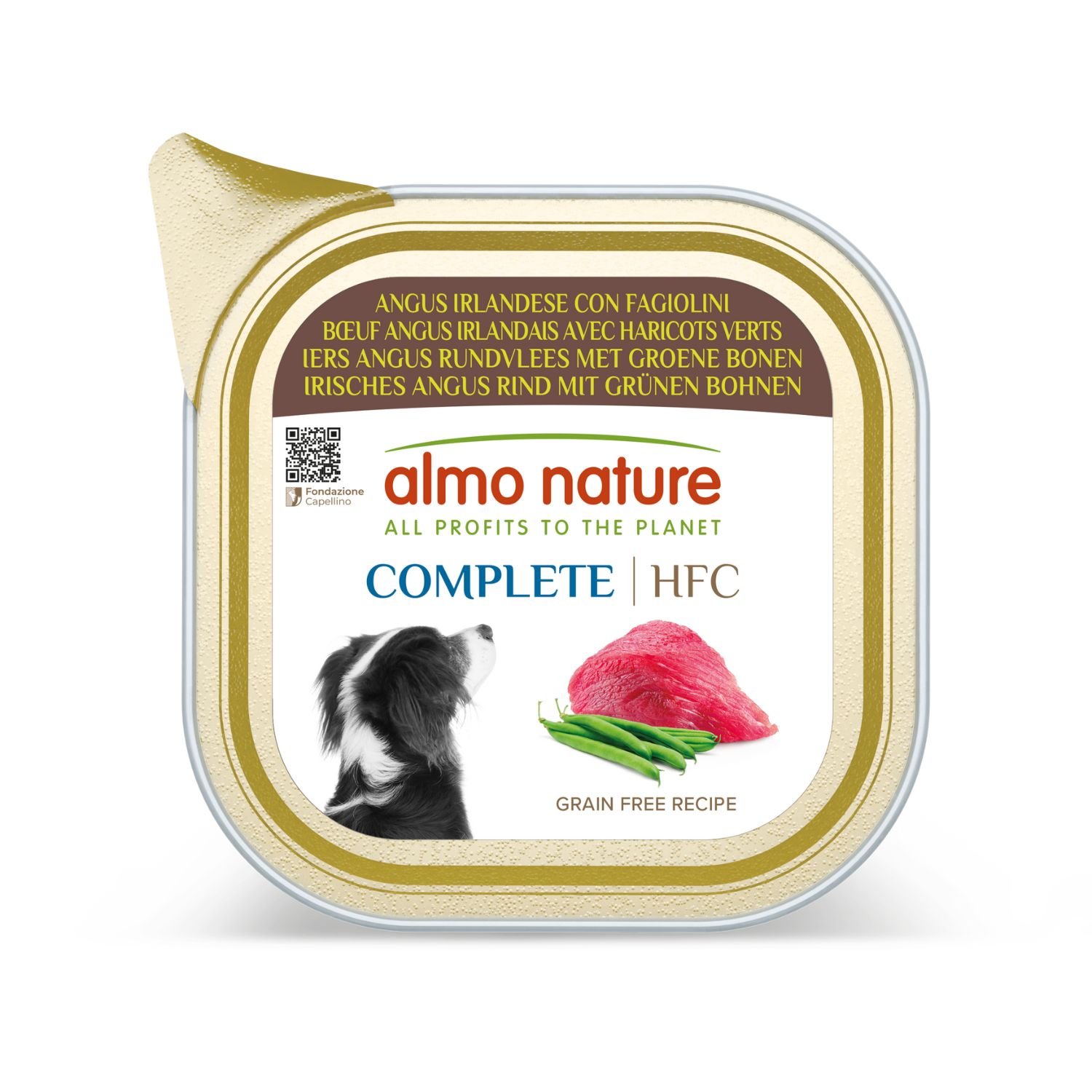 Almo Nature HFC Dog Adult con Angus Irlandese 85 gr