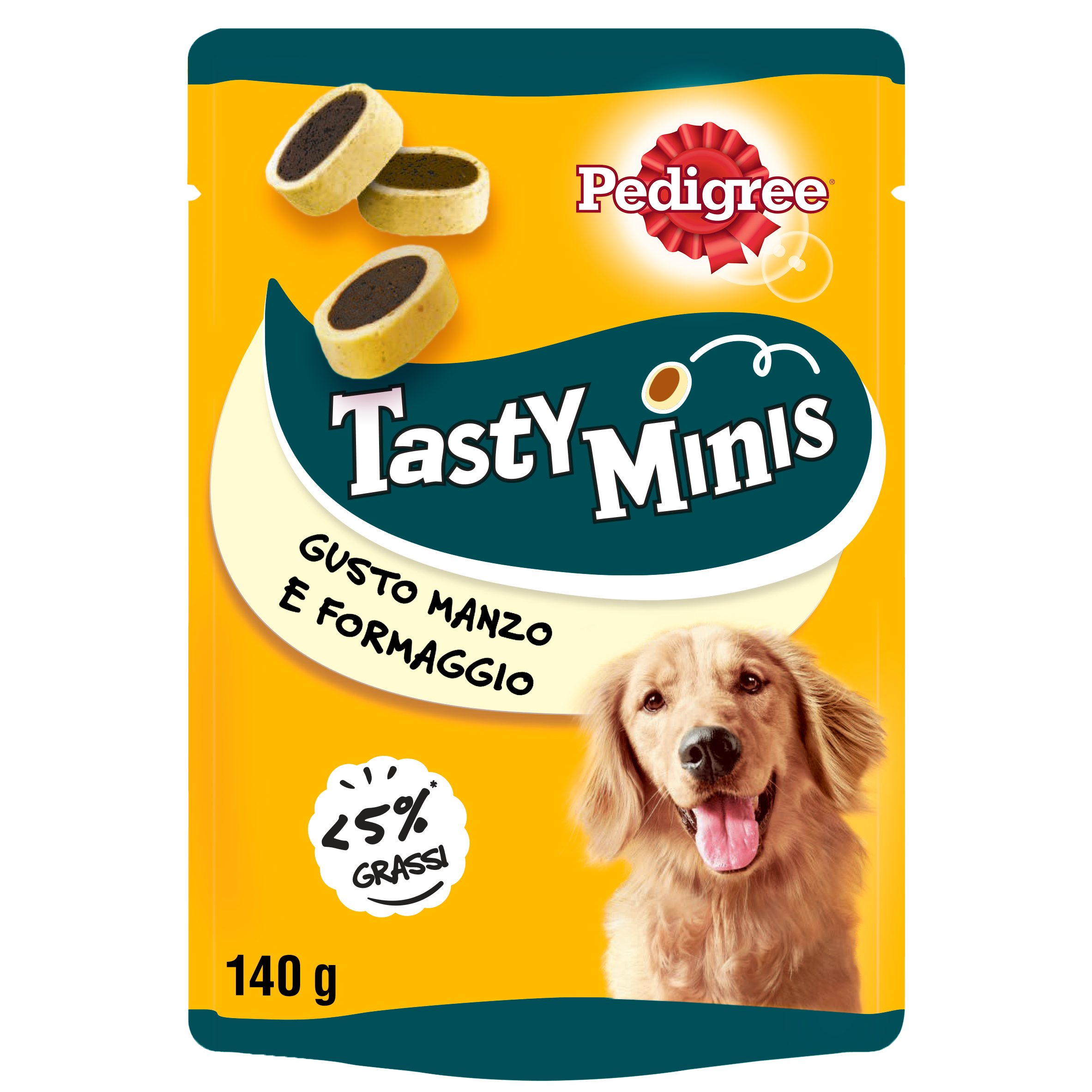 Pedigree Dog Adult Snack Tasty Bites Cheesy Bites 140 gr