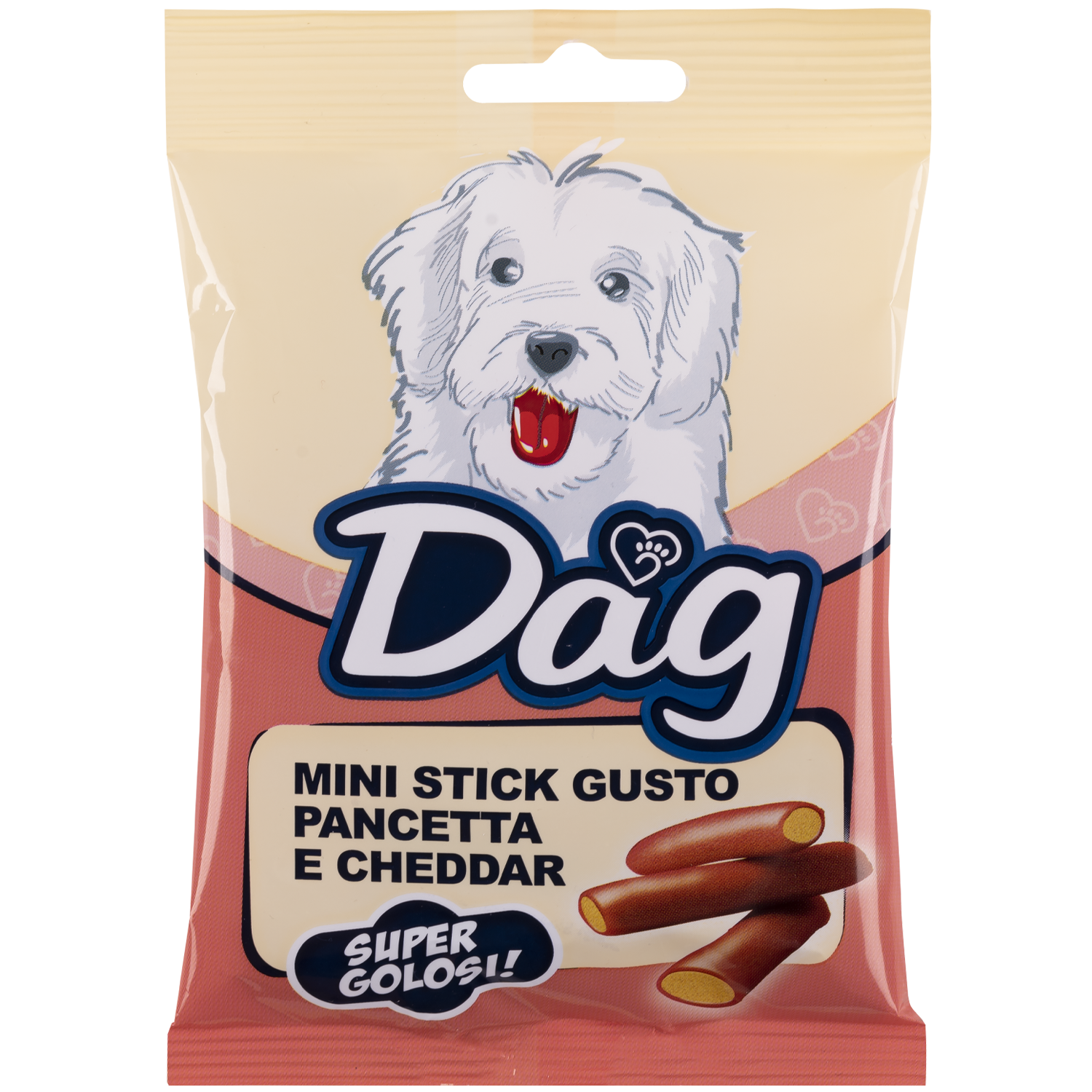 Dag Dog Mini Snack Stick Pancetta e Cheddar 50gr