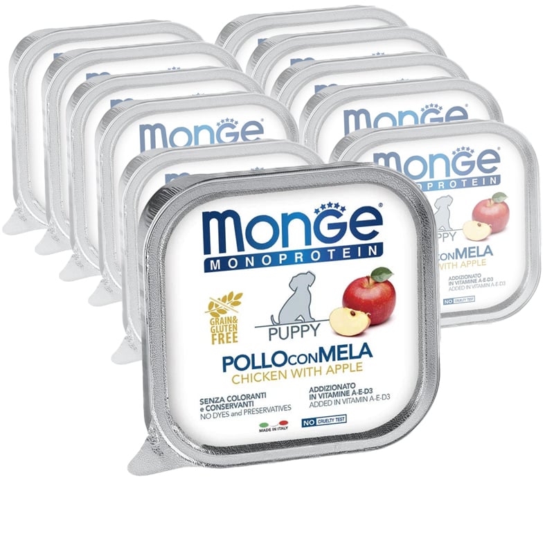 Monge Monoprotein Puppy Paté Pollo con Mela 150 gr