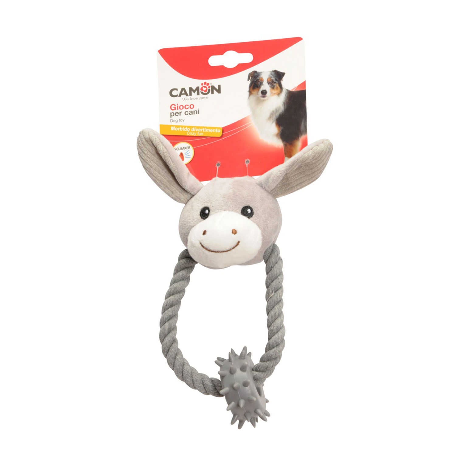 Camon Gioco Assortito con squeaker 18 cm