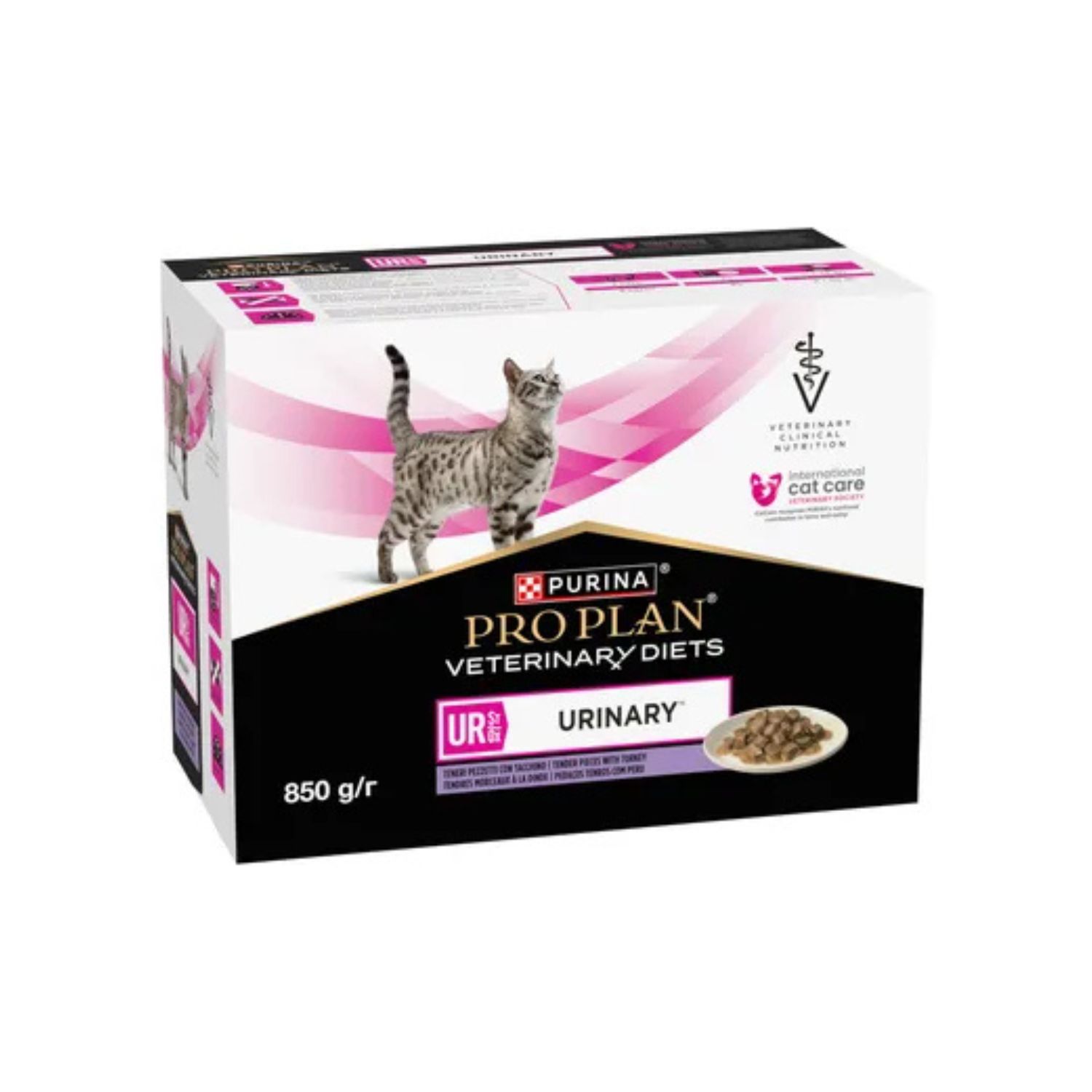 Purina Pro Plan Veterinary Diets Cat Urinary al Tacchino 10 pz x 85 gr img
