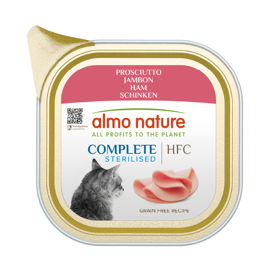 Almo Nature HFC Complete Cat Adult Sterilised Prosciutto 85g