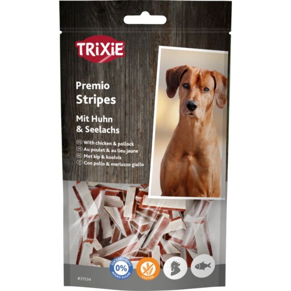Trixie Dog Stripes Pollo e Merluzzo 75 g