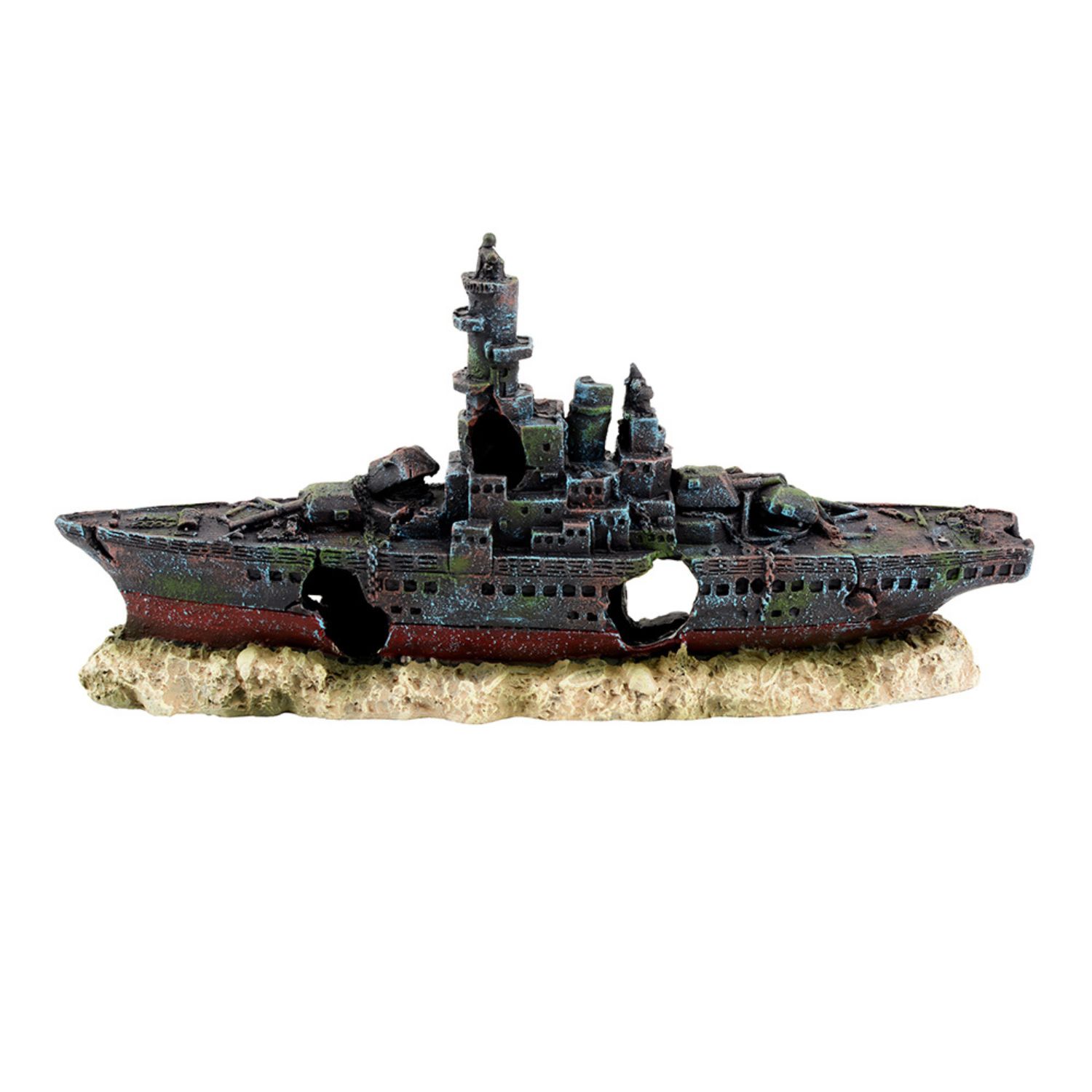 Askoll Decorazione per acquario Relitto Nave 24x4,5x11,5 cm