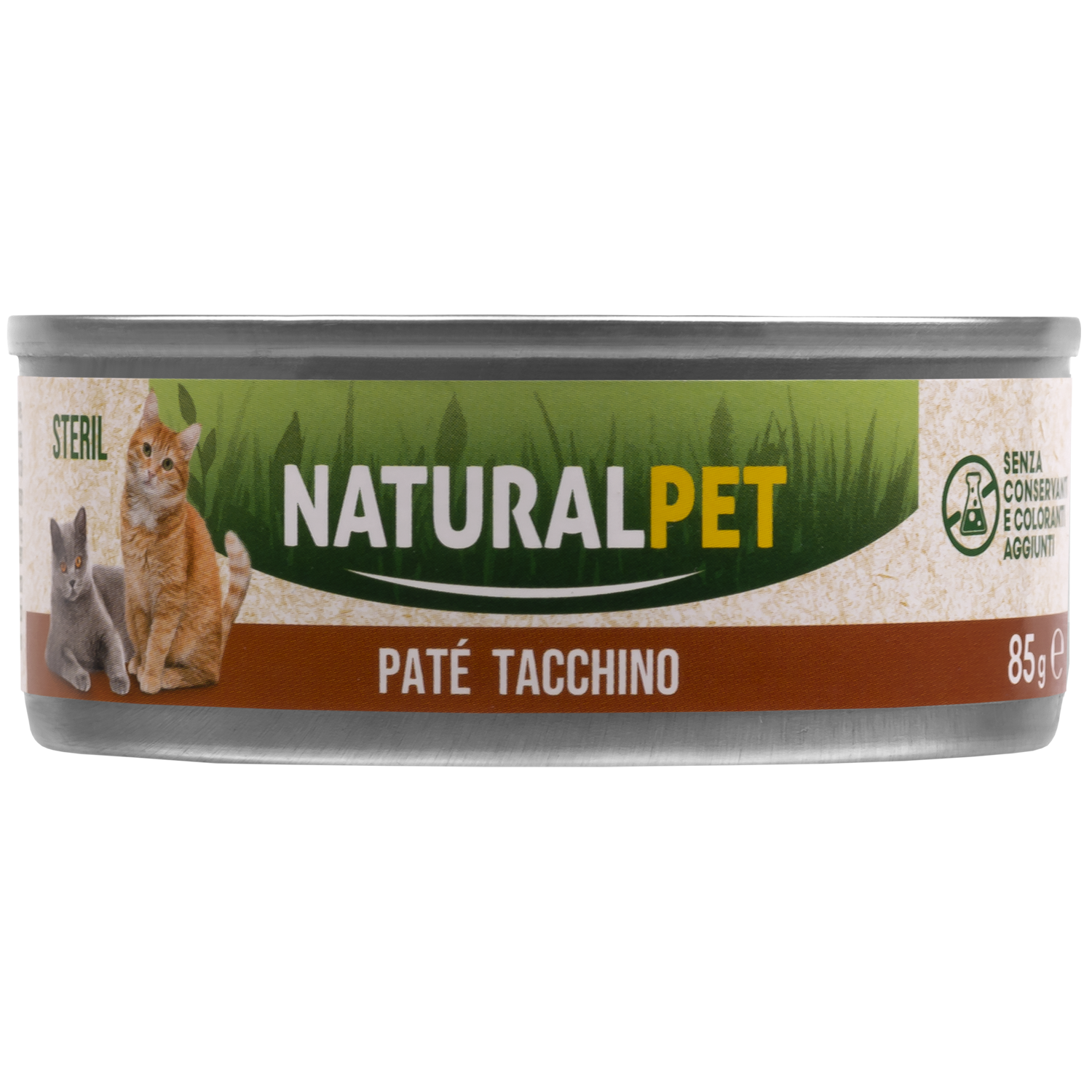Naturalpet Cat Sterilised Paté al tacchino 85gr