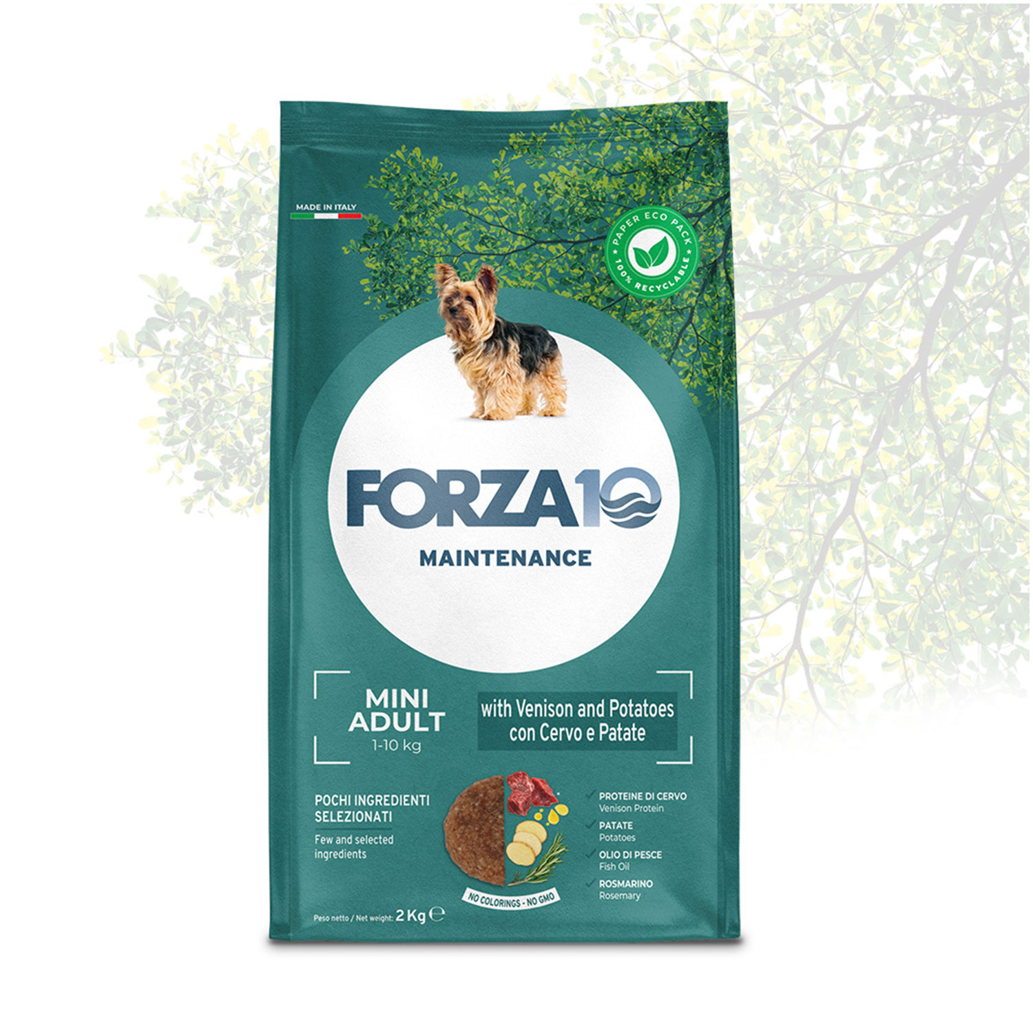 Forza10 Dog Mini Adult Cervo e Patate 2 kg img