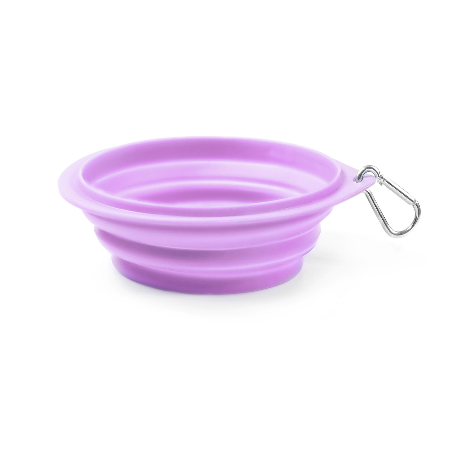 Petup Ciotola pieghevole in TPE lilla 13x5,5 cm