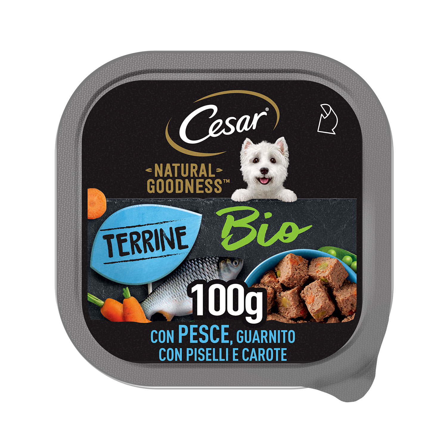 Cesar Dog Natural Goodness Bio Terrine con Pesce 100gr