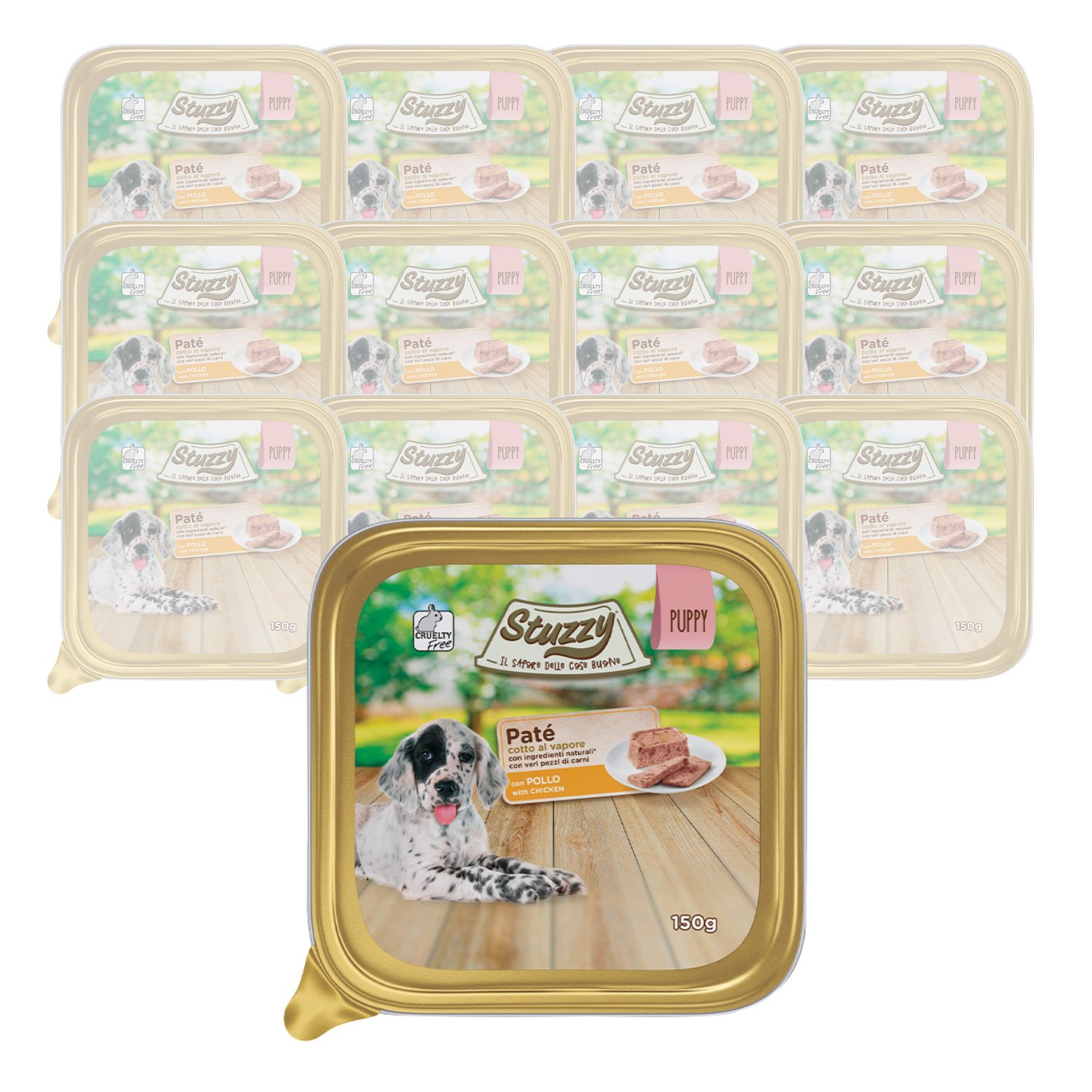 Stuzzy Dog Puppy Paté con Pollo 150 gr