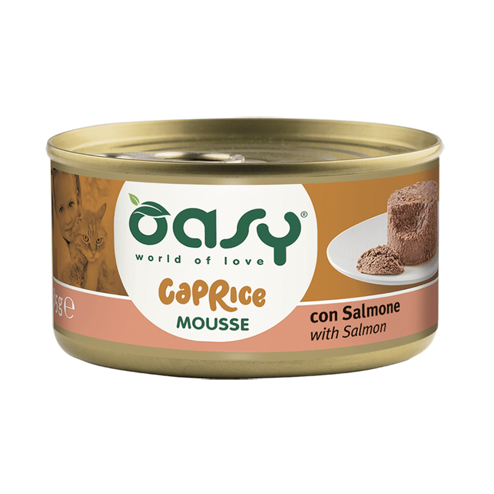 Oasy Cat Adult Gustosa Mousse con Salmone 85 gr