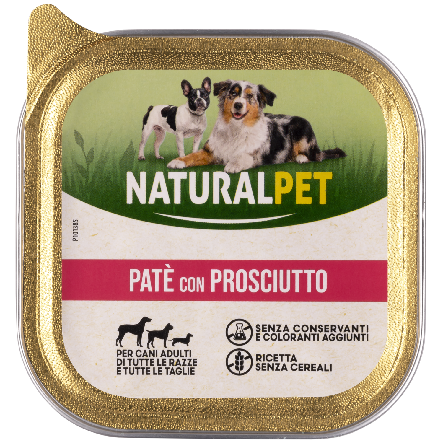 Naturalpet Dog Adult Paté con Prosciutto 150gr