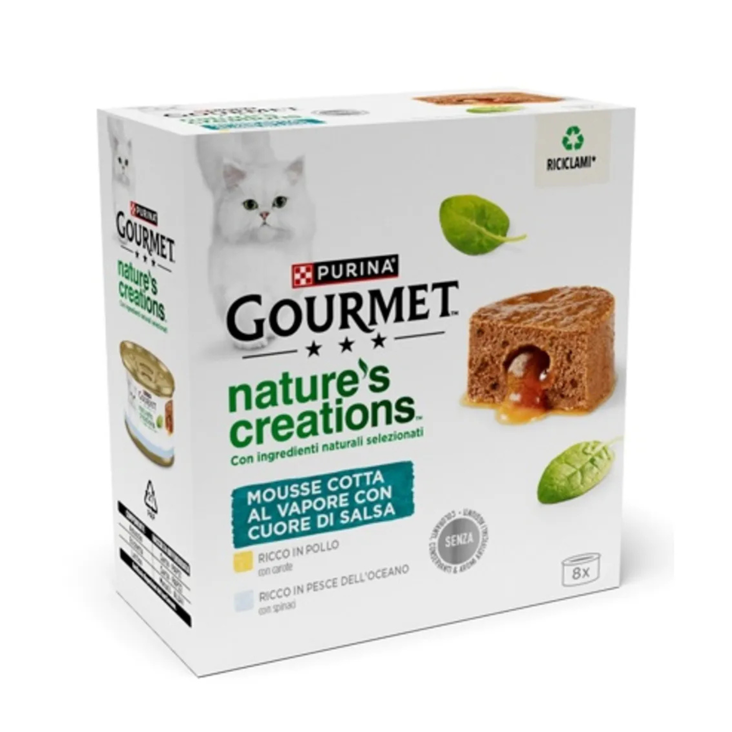 Gourmet Nature's Creations Mousse Cuore di Salsa Multipack 8pzx85gr img