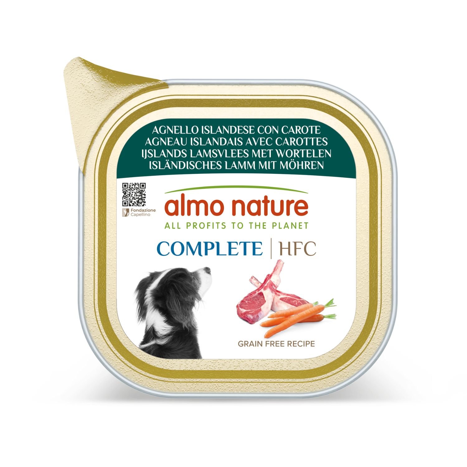 Almo Nature HFC Complete Dog Adult Agnello 85g