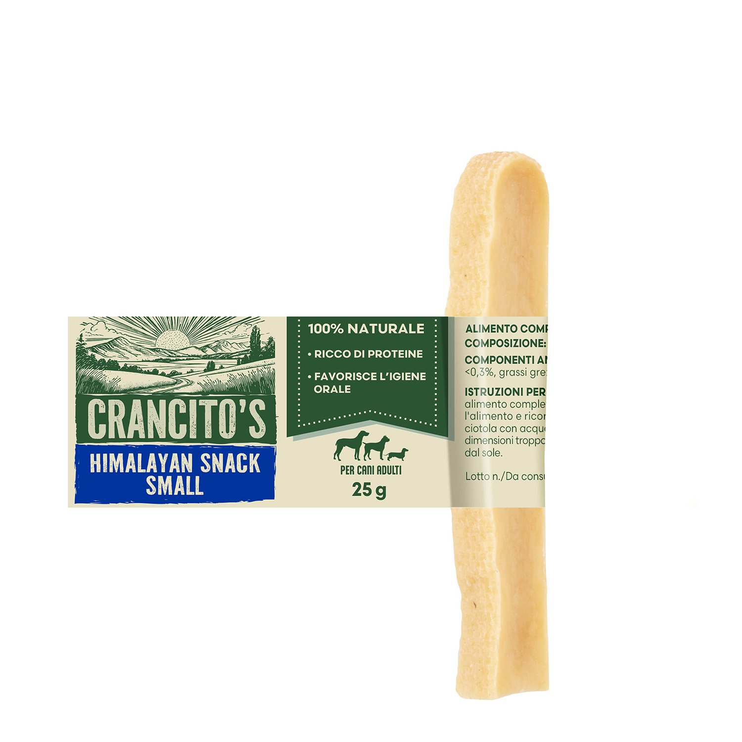 Crancito's Dog Adult Himalayan Snack Small 25gr