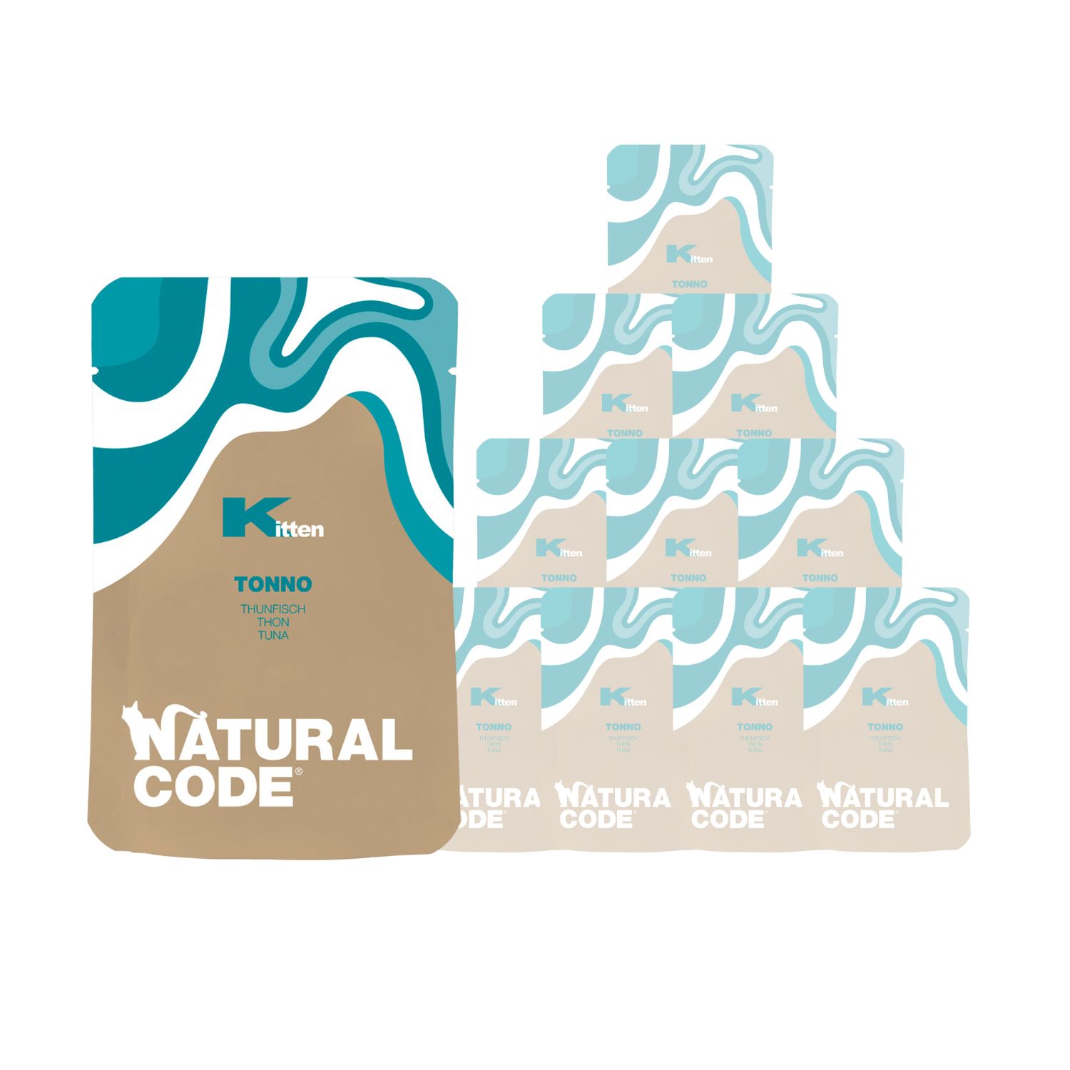 Natural Code Cat Kitten Tonno busta 70g