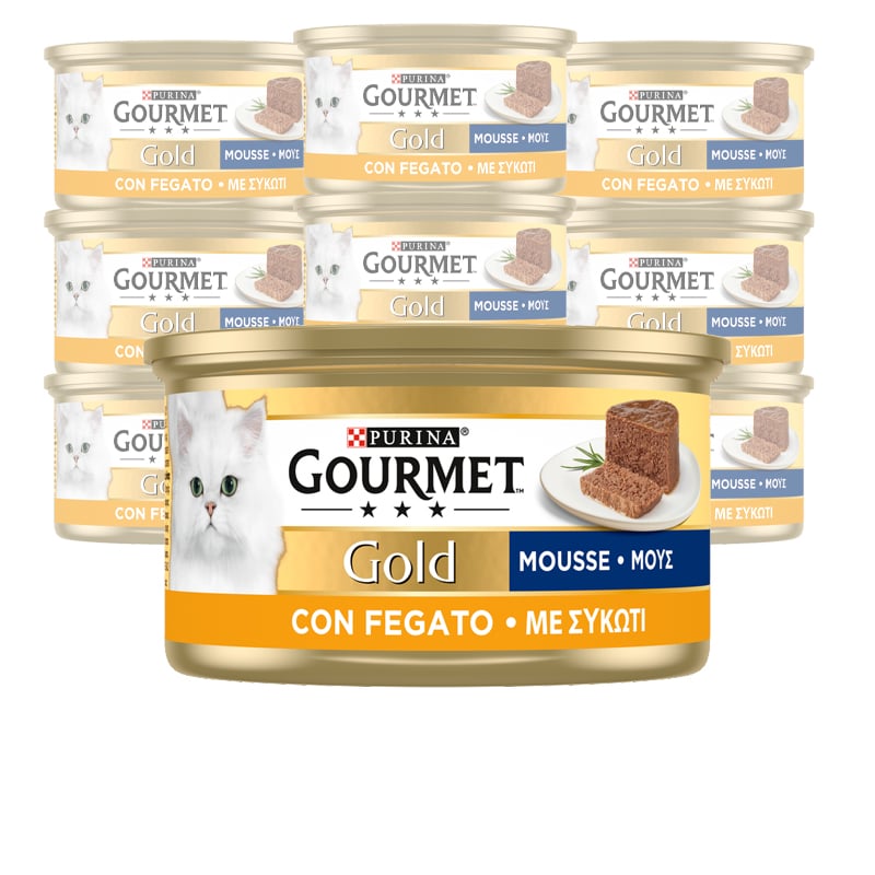 Gourmet Gold Cat Adult Mousse con Fegato 85 gr