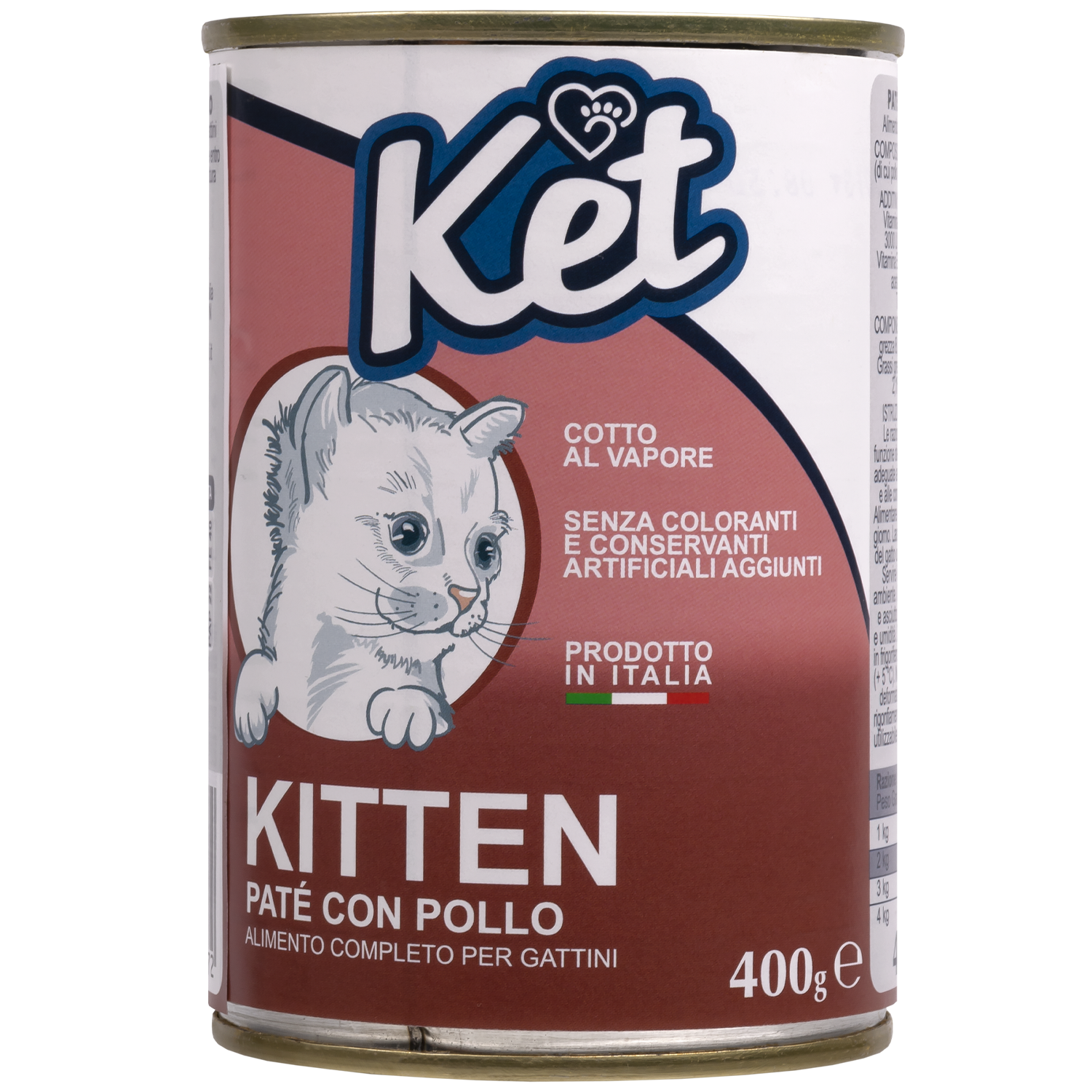 Ket Kitten Paté con Pollo 400gr
