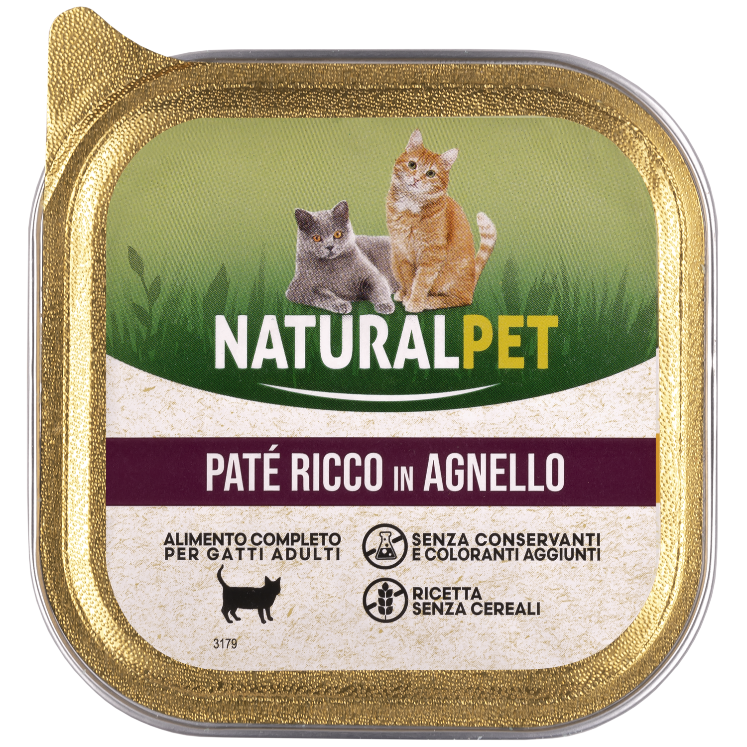 Nauralpet Cat Paté ricco in Agnello 100 gr