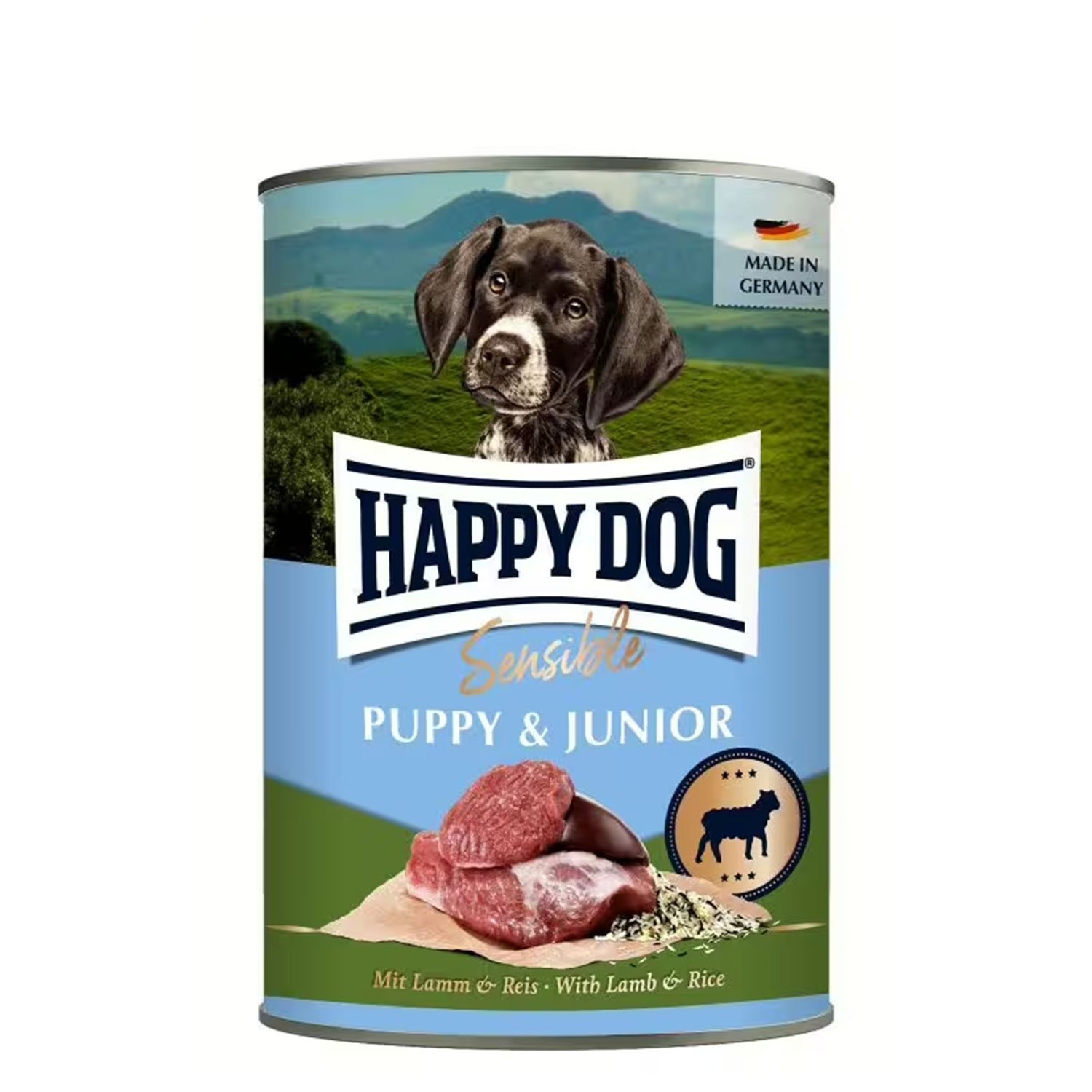 Happy Dog Sensible Puppy & Junior Agnello e riso 400 gr