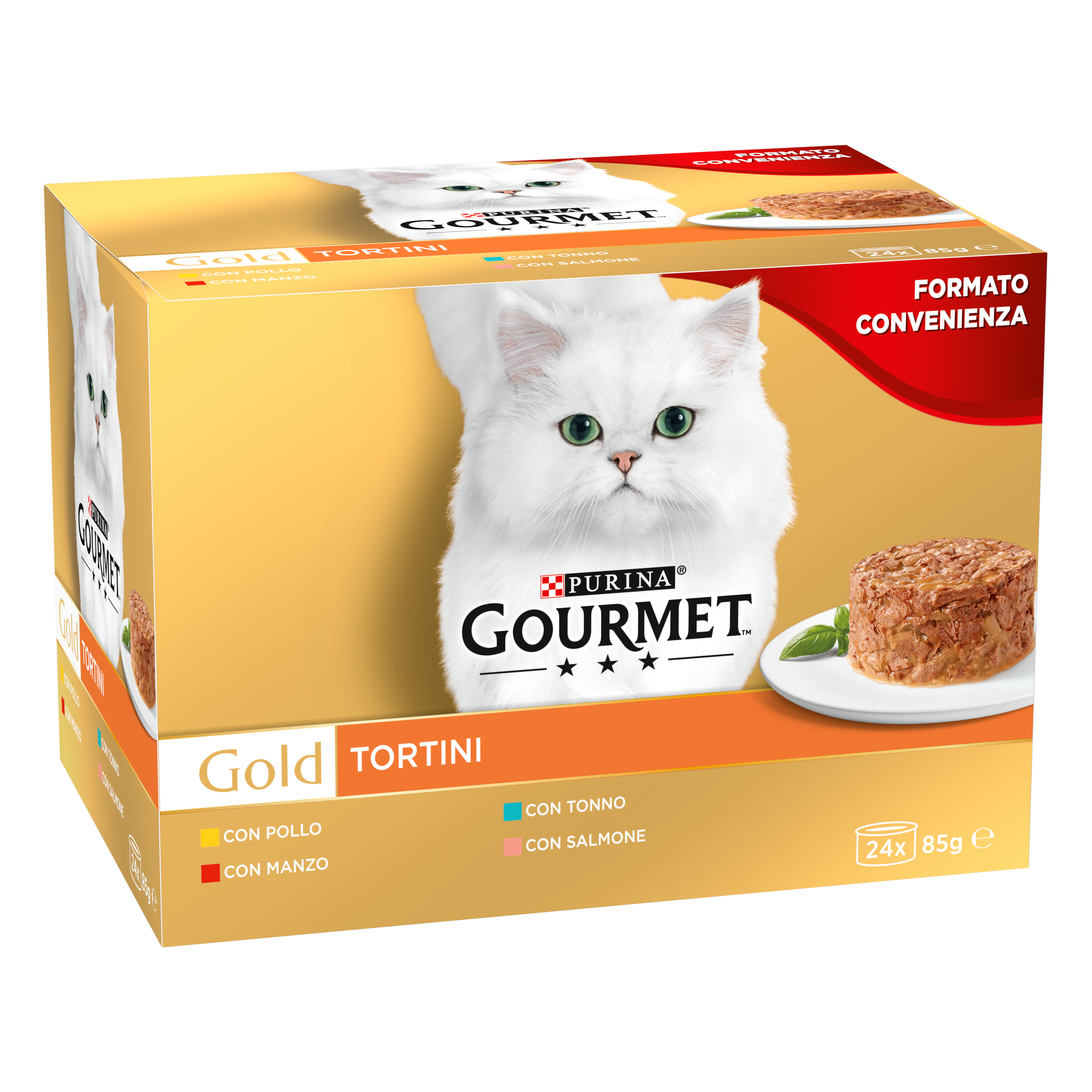 Gourmet Gold Cat Adult Tortini 24x85 gr