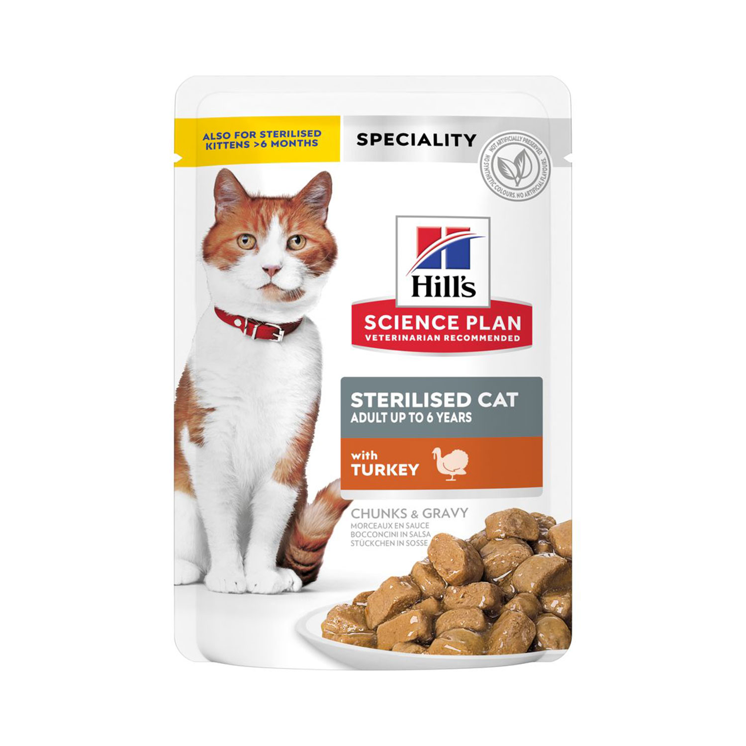 Hill's Science Plan Cat Adult Sterilised con Tacchino 85 gr img 0